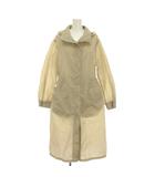 イエナ IENA ナイロンコート ロング 36 ベージュ フード付き 20-020-900-5070-1-0 /YM