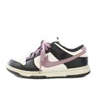 ナイキ NIKE DUNK LOW BY YOU ダンクローバイユー スニーカー US7 24cm 黒 ブラック 白 ホワイト 紫 パープル DO7412-991 /BB
