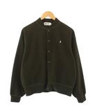 ジムフレックス Gymphlex フリースジャケット ボア アウター ショート丈 ストレッチ ワンカラー 刺繍 ワンポイント 14 カーキ /BB