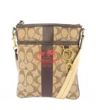 コーチ COACH ショルダーバッグ シグネチャー ロゴ プリント 茶 ブラウン 40924 /BB