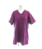 エトロ ETRO Tシャツ 紫 パープル Vネック 半袖 /AP