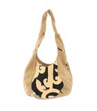 レオナール LEONARD ワンショルダーバッグ レザー 切替 ベージュ /BB