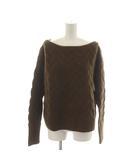 イエナ IENA ニット セーター ウール カシミヤ混 茶 ブラウン 長袖 /RR