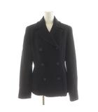 バジーレ BASILE 28 ピーコート Pコート ショート丈 ウール アウター 42 黒 ブラック /AN22