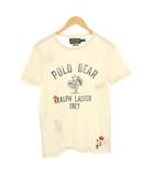 ラルフローレン RALPH LAUREN POLO COUNTRY ポロベア Tシャツ カットソー 半袖 S アイボリー /KH
