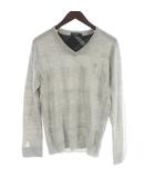 ニット セーター Vネック M グレー /AP
