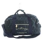 ポンポネット pomponette 2WAY ボストンバッグ ショルダーバッグ ドット 紺 /MI