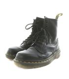 ドクターマーチン DR.MARTENS 8ホール ショートブーツ レースアップ レザー 4 黒 ブラック /AN27