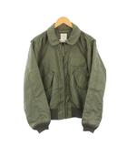 ヒューストン HOUSTON フライトジャケット ブルゾン ジップアップ M カーキ CWU-36 /KH