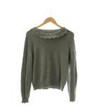 マーガレットハウエル MARGARET HOWELL ニット セーター 長袖 ウール カシミヤ混 2 グレー /NR