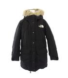 ザノースフェイス THE NORTH FACE MOUNTAIN DOWN COAT マウンテンダウンジャケット フーディ フェイクファー S 黒 NDW92237 /KH