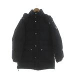 ダントン DANTON ダウンジャケット フード ジップアップ 36 紺 ネイビー JD-8987 /KU