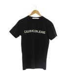 Tシャツ S 黒 半袖 プリント ラウンドネック /JP