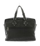 ジャンポールゴルチエ Jean Paul GAULTIER ハンドバッグ トートバッグ ロゴ 総柄 レザー 黒 ブラック /AN11