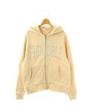 スピック&スパン Spick&Span 24070200302010 24ss ロゴ裏毛ジップパーカー スウェット アイボリー /ES