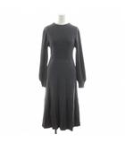 ストラ Stola. ニットワンピース ロング 長袖 ウール混 F グレー /RR