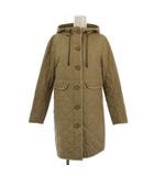 マッキントッシュフィロソフィー MACKINTOSH PHILOSOPHY キルティングフーディーコート ロング 中綿 36 ベージュ H5A10-676-40 /BM