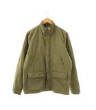 WATER-PROOF FLIGHT JACKET ジャケット スナップボタン コットン L カーキ /NR