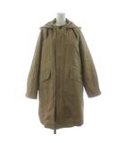 マーガレットハウエル MHL. HIGHCOUNT COTTON POPLIN モッズコート ロング フード ダウンライナー付き 3 ベージュ 595-8210503 /KU