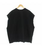 ネーム Name. ダメージ加工 ノースリーブ Tシャツ スウェット タンクトップ 3 黒 ブラック NMCU-FI001 /☆G