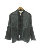 スノーピーク snow peak C/R Light Stripe China Jacket ストライプジャケット S グリーンブルー 白 JK-20SU120 /CX