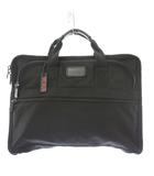 トゥミ TUMI ブリーフケース ビジネスバッグ 書類カバン ハンドバッグ ナイロン ワンカラー ロゴチャーム 黒 ブラック /BB