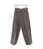 フォーティーファイブアールピーエム  45R 45rpm パンツ ジップフライ ツイード リネン 1 黒 /BM