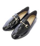 ルタロン Le Talon ENAMEL BIT BABOOSH エナメルビットローファー ラウンドトゥ ローヒール 22.5cm 黒 ブラック /BB