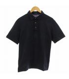 ポロシャツ 半袖 鹿の子 M ネイビー 紺 51P22-122-28 /☆G