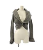 バーバリーブラックレーベル BURBERRY BLACK LABEL カーディガン グレー 38 /JP