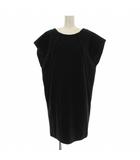 メゾンマルジェラ 4 Maison Margiela 4 15AW ワンピース ひざ丈 半袖 ウール 42 黒 S31CT0866 /KH