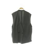 コムサイズム COMME CA ISM ベスト前開き S グレー /NR