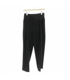 ユナイテッドアローズ UNITED ARROWS パンツ 34 黒 無地 タック入り フルレングス /JP