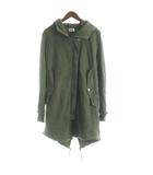 ディーゼル DIESEL コート S 緑 グリーン フード付き 長袖 /AP