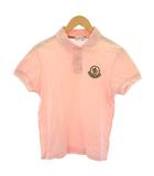 モンクレール MONCLER Slim Fit ポロシャツ 半袖 ロゴ S ピンク /BM