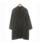  オーギャルソン Au Garcons スプリングコート ロング 麻 リネン混 M カーキ /KU