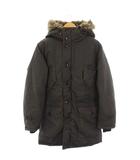 ダブルアールエル RRL ラルフローレン フェイク ファートリム パーカー フーテッドコート XS グレー 782871552001 /KH