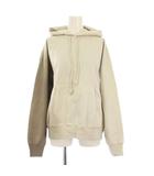 オーラリー AURALEE ORGANIC COTTON COMPACT SWEAT P/O PARKA プルオーバーパーカー スウェット 長袖 1 ベージュ A21AP03OU /KH
