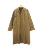 オーラリー AURALEE HIGH COUNT CLOTH BATTING LONG COAT ステンカラーコート ロング 4 カーキ A7AC01BT /KH