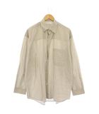 グラフペーパー Graphpaper シャツ 長袖 コットン F グレージュ /KH