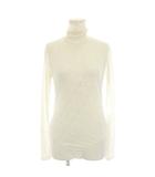 フミカ ウチダ FUMIKA ベロアジャガードボディスーツ VELOUR JAQUARD BODY SUIT カットソー ハイネック 長袖 総柄 36 白 ホワイト FU-M-FD001 /YT