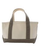 エルエルビーン L.L.BEAN トートバッグ ハンドバッグ キャンバス グレー /YO14