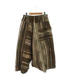 玉木新雌 タマキニイメ tamaki niime サルエルパンツ ブラウン /ES