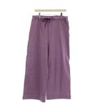 ソウソウ SOU SOU ワイド イージーパンツ ロゴ F 紫 パープル /☆G