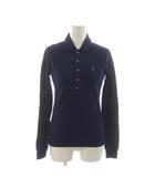 ポロ ラルフローレン POLO RALPH LAUREN ポロシャツ カットソー XS 紺 ネイビー 長袖 無地 /RR