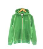 コロンビア Columbia ジップアップパーカー ロゴ刺繍 M 緑 グリーン /CX