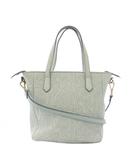 エトロ ETRO ハンドバッグ トートバッグ ショルダーバッグ 2WAY ペイズリー柄 水色 /KH