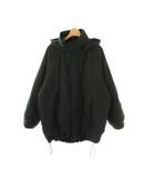 スローブ イエナ SLOBE IENA 24AW ウォッシャブル中綿モンスターパーカーブルゾン ジップアップ 36 ブラック 24011912301040 /DO