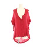 バレンシアガ BALENCIAGA KNITS ニットカーディガン 薄手 半袖 絹 シルク テールカット 34 ピンク /HN