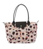 ロンシャン LONGCHAMP LE PLIAGE ANEMONE ルプリアージュ アネモネ トートバッグ ハンドバッグ ナイロン レザー 花柄 ピンク 黒 ブラック /BB